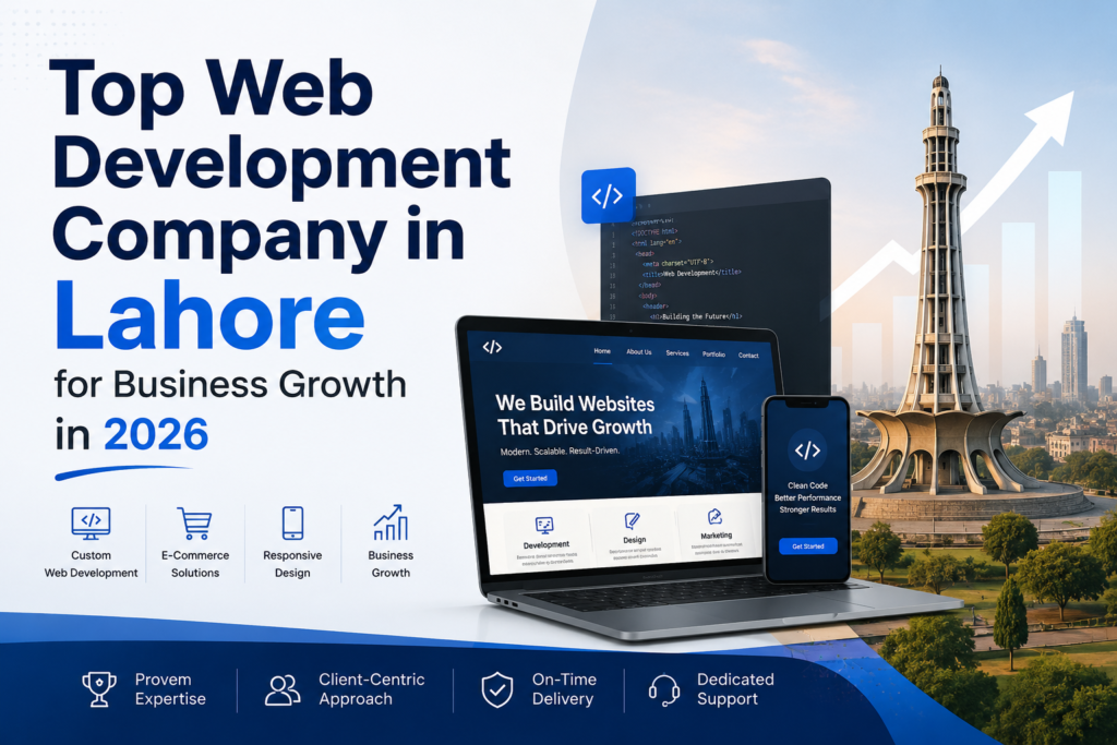 Top Web Development Company in Lahore for Growth in 2026